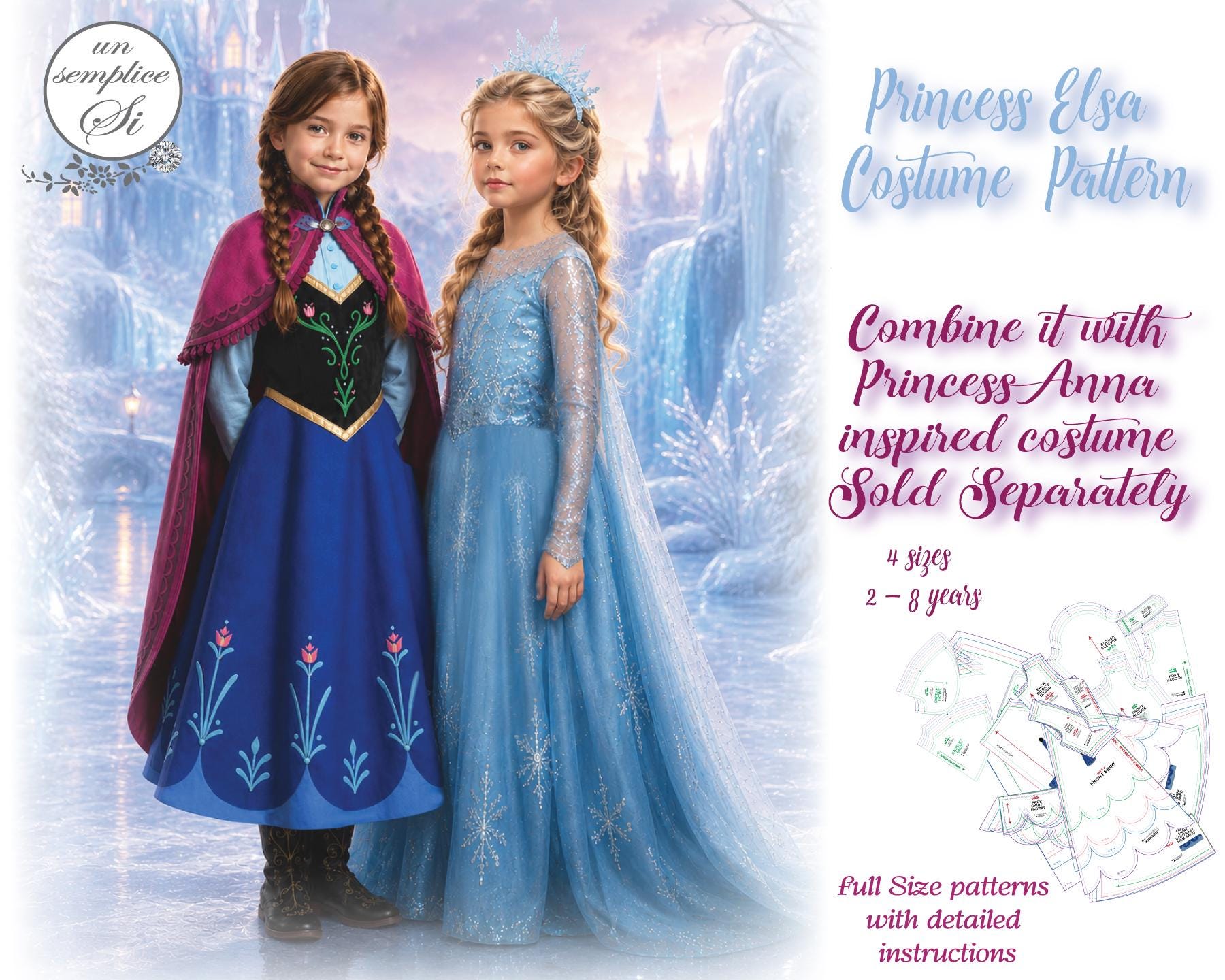 elsa princess dress pattern Elsa Dress | Cosplay Sewing Pattern