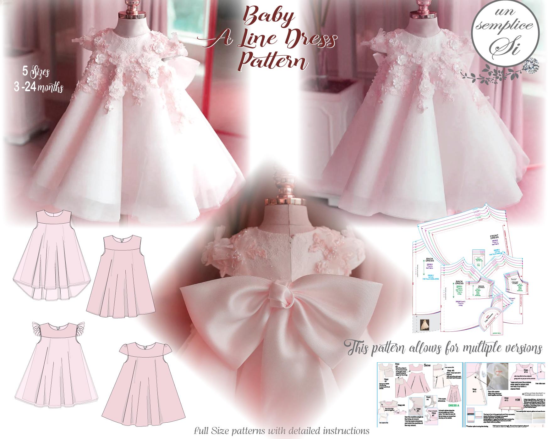 1st birthday dress pattern First Birthday Dress Made from Clearance Finds