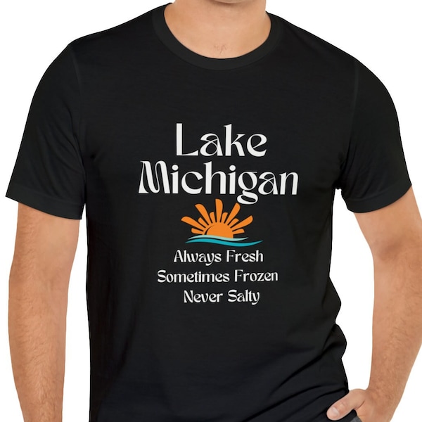 Lake Michigan Shirt, Michigan Sunset Shirt, Lake Michigan Gift, Lake Michigan Souvenir, Lake Michigan Beach Shirt, Shirt Lake Michigan