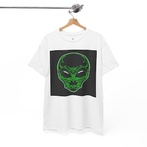 Alien Graphic Unisex T-Shirt, Casual Wear, Science Fiction Apparel, UFO Gift, Trendy Outfit, Alien Graphic Tee, Custom Tee, UAP, ET Shirt