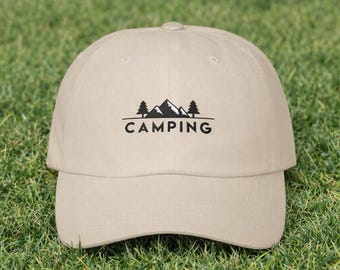 Gorra de camping bordada, gorra de montaña para exteriores, diseño personalizado