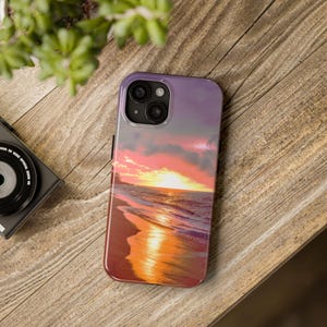 Coastal Sunset Tough Case | Beach Lover Gift, Summer Vibes, Ocean Lovers, Phone Accessories, Travel Essentials, iPhone Case, Cases, iPhone