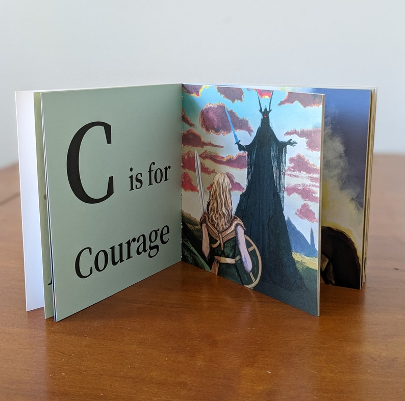 Fantasy Themed Baby Book ABC Book Etsy Canada