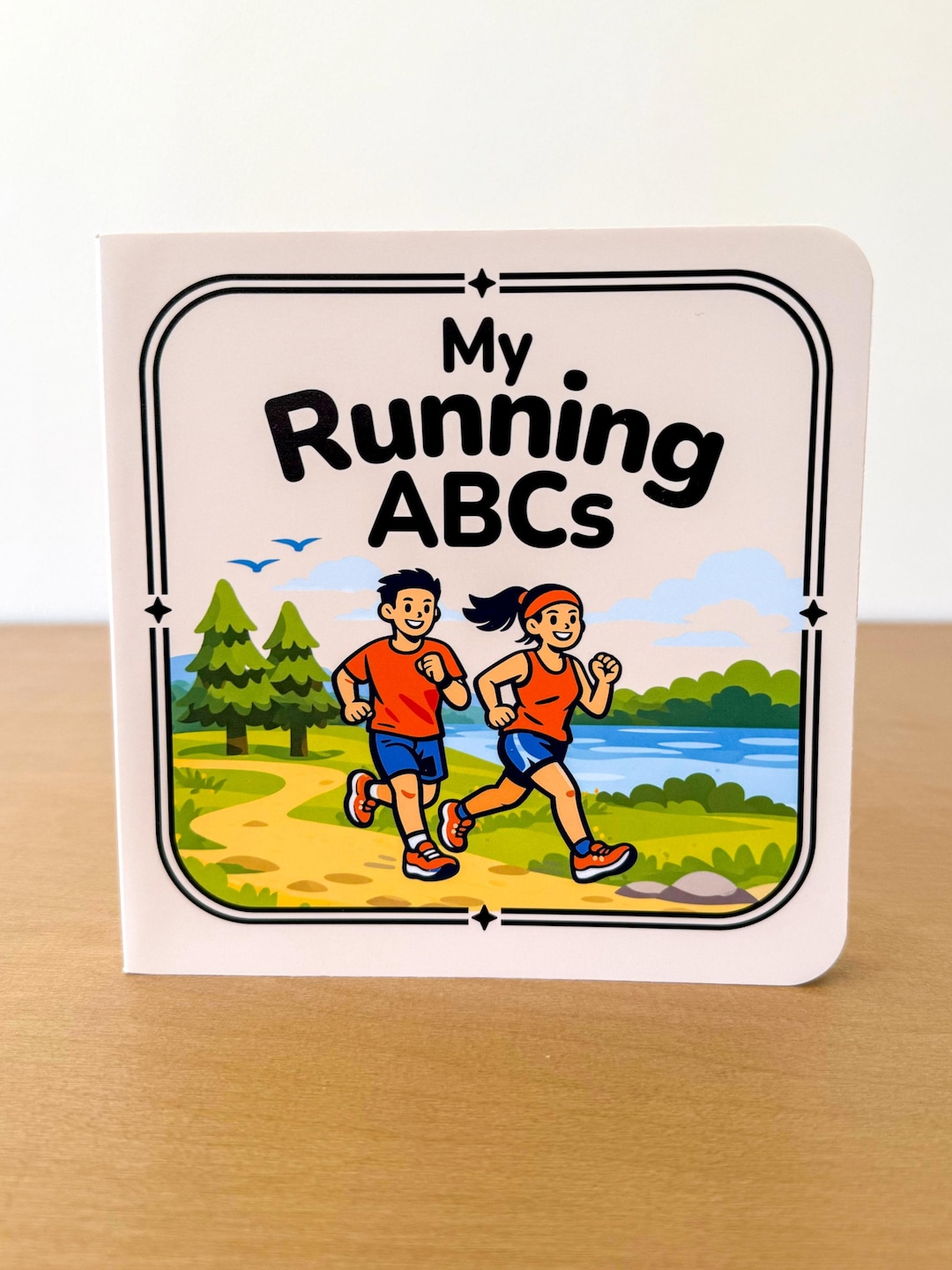 Running ABC Board Book, Marathon Alphabet Baby Gift, Runner Baby Shower ...