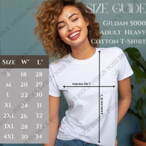 Gildan 5000 SizeChart Gildan 5000 Mock Up s Size Guide Image Size Guide T-Shirtmodel Gildan Sizing Chart Gildan Size Chart Gildan 5000 Chart