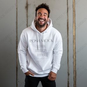 Lane Seven ls14001 Mock Up White Lane Seven Sweat Shirt Lane Seven Hoodies Hoodie Lane Seven Mockup Unisex Sweaters Mock-up LS14001 Mockup