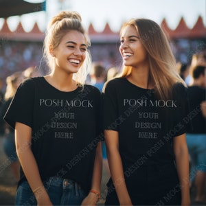 Gildan 5000 T-shirt Mockup Concert Tshirt Mockup Matching Gildan Girlfriends Tshirt Mockup Friend Group Shirts Gildan 5000 Tshirt Mockup Tee