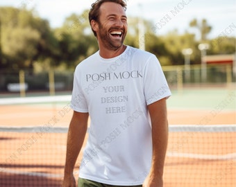 Beste Pickleball Shirts für Pickleball Spieler Tshirt Designs Pickleball Tshirt Mockup Pickleball Mockup Pickle Ball T-Shirt Mock Up BC3001