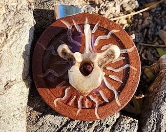 Chicken Vertebrae Bone Necklace