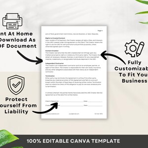 UGC Creator Contract Template UGC Template Professional UGC Contract