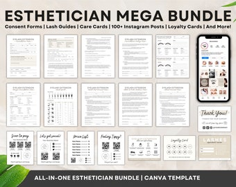 Esthetician Forms Bundle, Esthetician Consent Forms Esthetician Consultation Forms Esthetician Client Consultation Form Esthetician Waiver