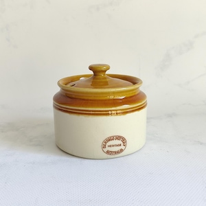 Vintage Bendigo Pottery Heritage Sugar Bowl