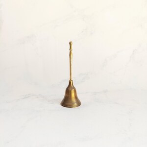 Vintage Brass Hand Bell bild 8