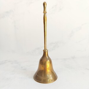 Vintage Brass Hand Bell bild 2