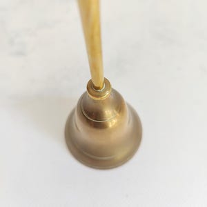 Vintage Brass Hand Bell bild 7