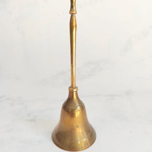 Vintage Brass Hand Bell bild 5