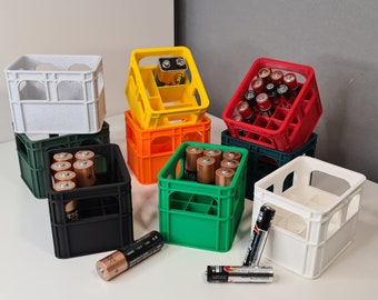 Getränkekiste für Batterien- Batterie Aufbewahrung