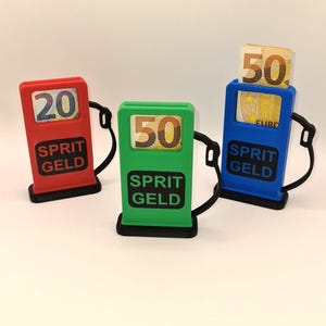 Spritgeld Geschenk Tanksäule Mini Zapfsäule Bestes Geschenk für Jugendliche