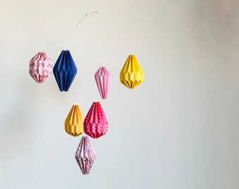 Pink and Yellow Floating Hanging Mobile