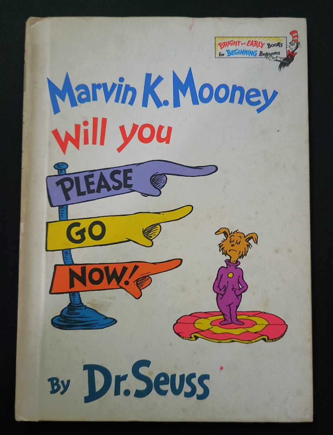 Marvin K. Mooney Will You Please Go Now Dr. Seuss. Book - Etsy