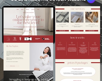 Life Coach Canva Website Template Coaching Template Therapist Web Site Editable Landing Page Website Website Canva Sales Page Portfolio