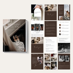 Wedding Photography Pricing Guide Template Pre Written Welcome Guide Template Photographer Client Guide Magazine Template Canva Template
