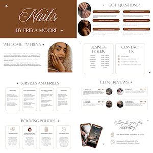 Acuity Scheduling Template Nail Tech Acuity Website AcuitySchedule AcuityseinBooking Canva Buchungsseite Vorgefertigte Banner Lash Hairstyle Braid