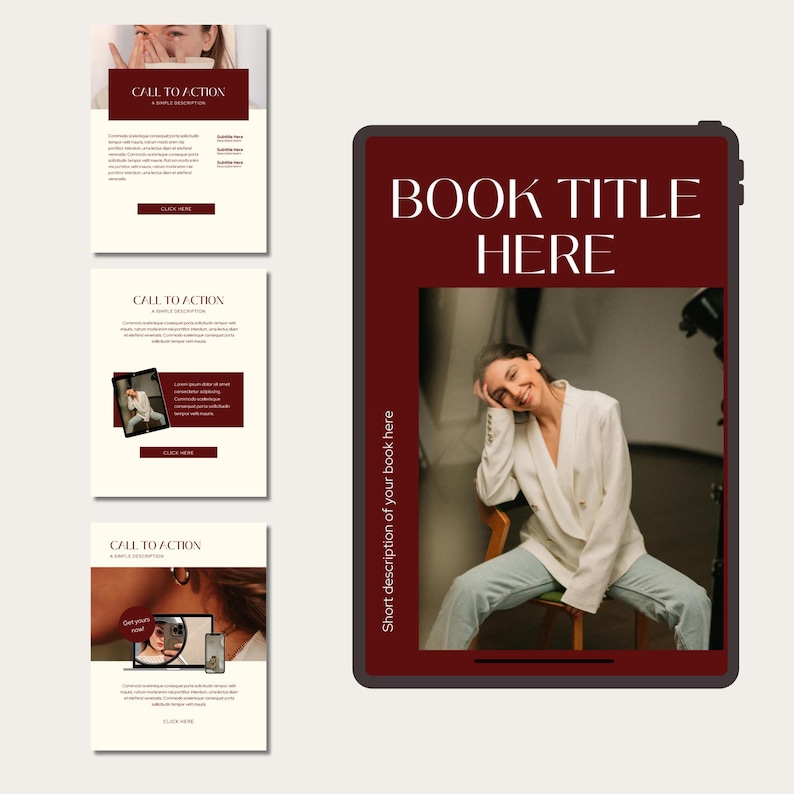 Ebook Template Canva Coaching Guide Book Canva Template Lead Magnet ...