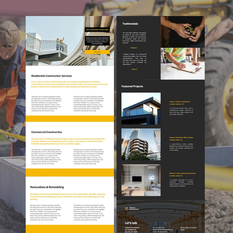 A closer look at Luxury Apartment Renovation Template