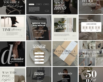 Instagram Post Templates | Social Media Manager Templates | Instagram Engagement | Digital Marketing Posts | Branding Kit