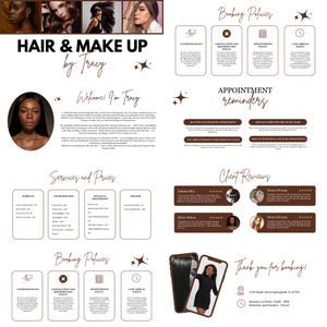 DIY Acuity Site Acuity Scheduling Template Hairstylist , Canva Template , Hair Business Website , Hair Artist, Hair Stylist Acuity Template