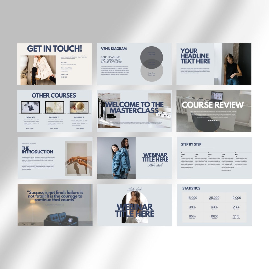 Masterclass Template Life Coach Masterclass Template, Webinar ...
