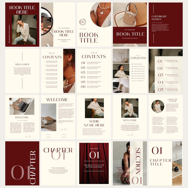 Ebook Template Canva Coaching Guide Book Canva Template Lead Magnet ...