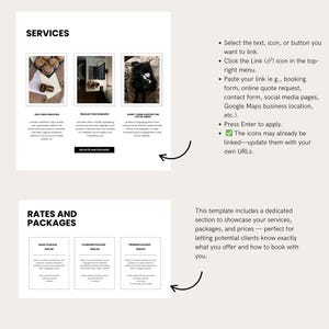 UGC Portfolio Template Canva UGC Beauty Website Template UGC Media Kit Content Creator Portfolio Template Canva Editable Media Kit image 8