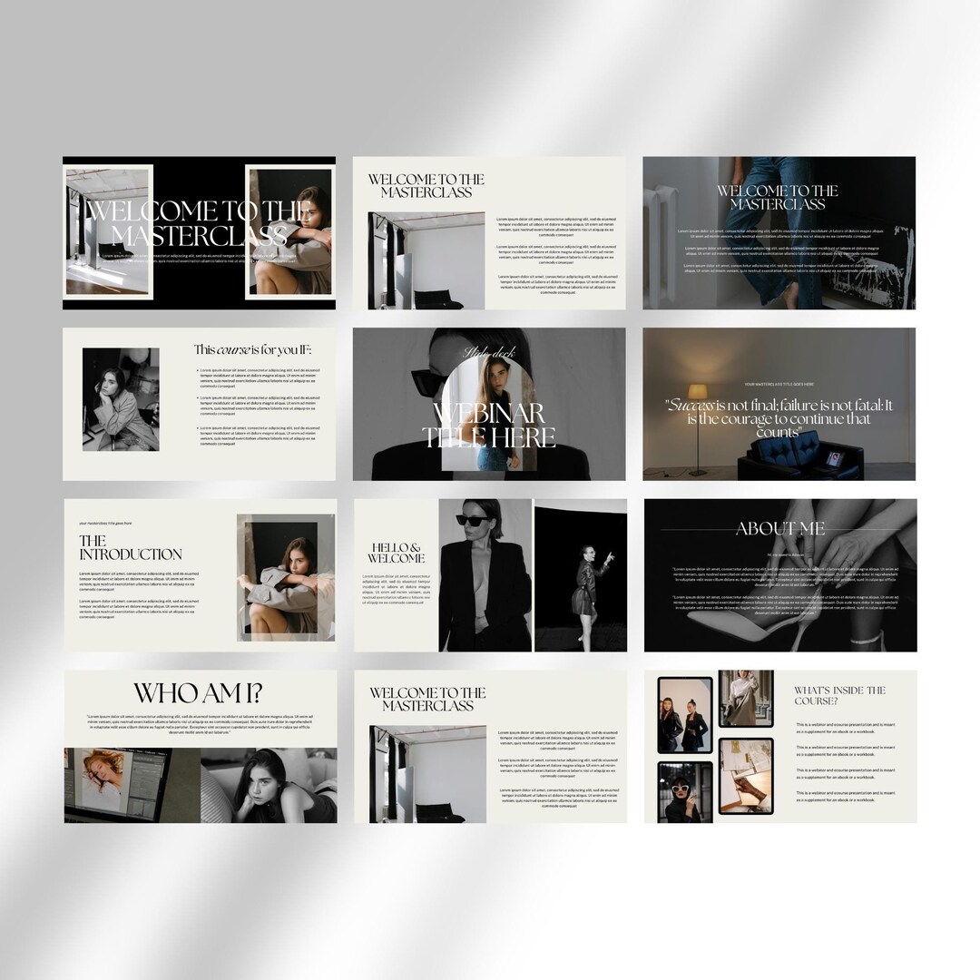 Masterclass Template Life Coach Masterclass Template, Webinar ...