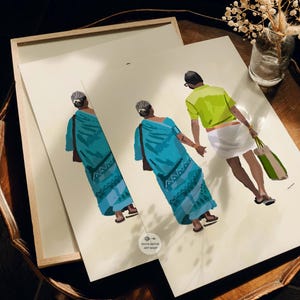 Indian cultural digital art of a loving couple, perfect for home decor and meaningful gifts.