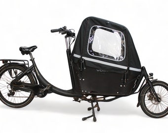 Tente de pluie pour vélo cargo Vogue Carry 2, capote pour vélo cargo, housse de pluie pour vélo cargo (sans poteaux de tente)