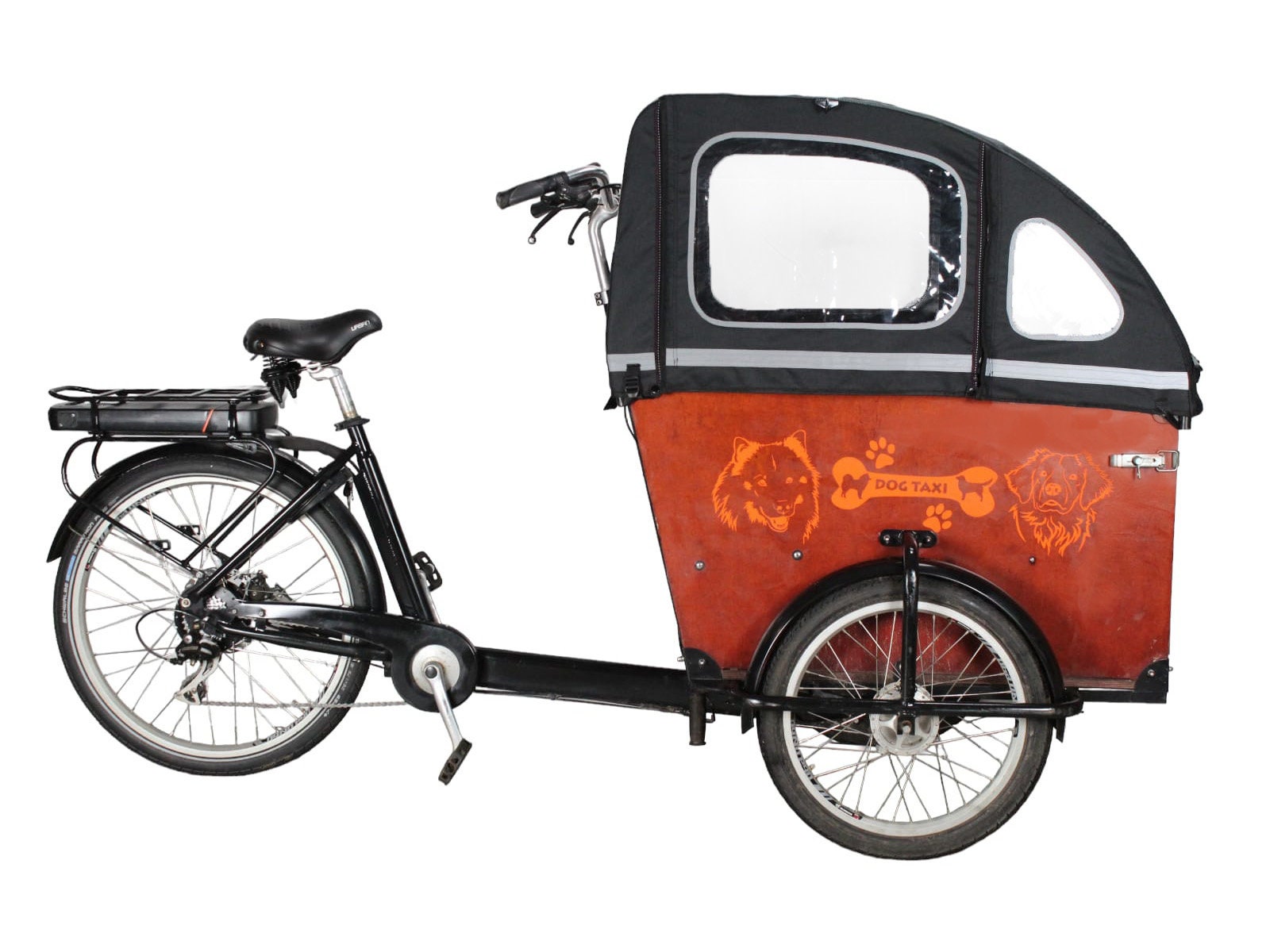 Babboe Dog Rain Tent Cargo Bike Cover Color Black Cargo Bike Cover