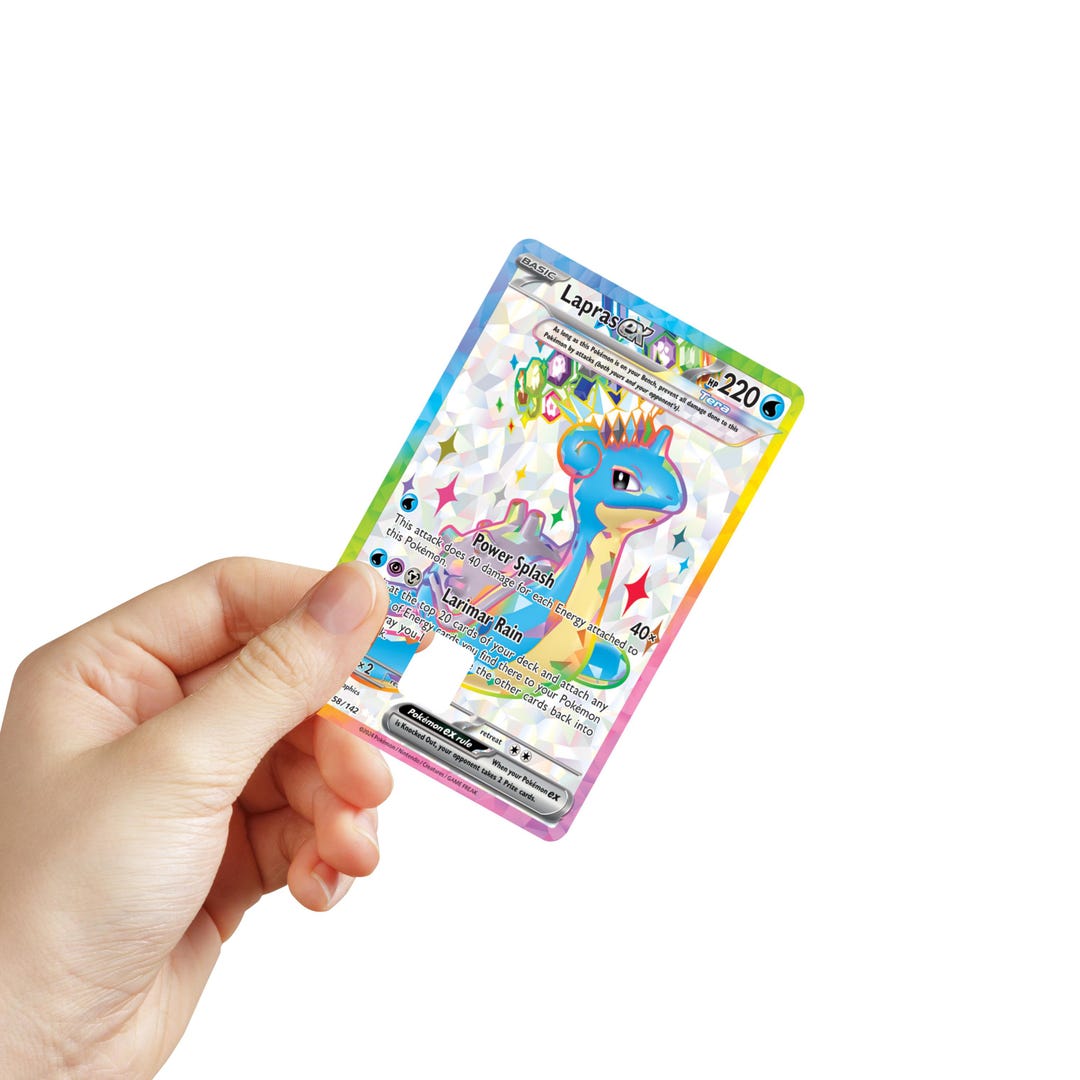 Laprasss EX Debit Card Sticker Cover - Etsy