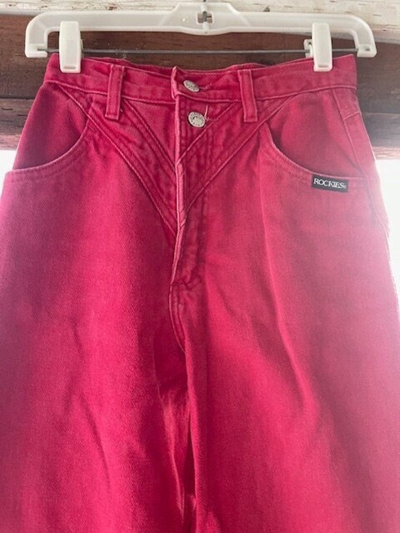 Gorgeous Vintage Rocky Mountain Red Jeans in Exce… - image 1