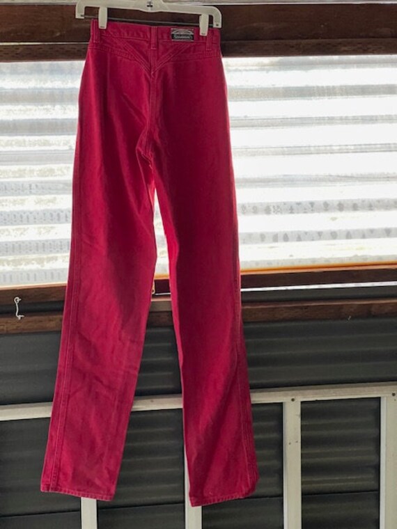 Gorgeous Vintage Rocky Mountain Red Jeans in Exce… - image 6