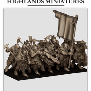 Highland Miniatures Mergenheim Knights on Foot
