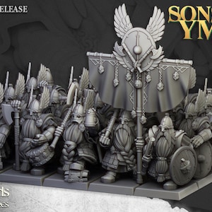 Highland Miniatures Dwarf Veterans