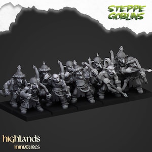 Highland Miniatures Steppe Goblins Archers