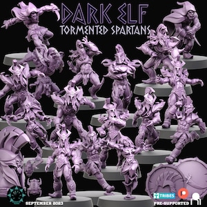 Realm of Paths Fantasy Football Evil Elf Team - &#39;Tormented Spartans&#39;