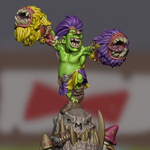 Brutefun Fantasy Football Goblin Cheerleader