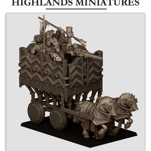 Highland Miniatures Sunland Armored Wagon