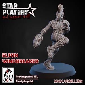 UGNI Elf Fantasy Football Star Player