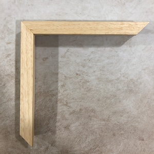 Natural wood frame