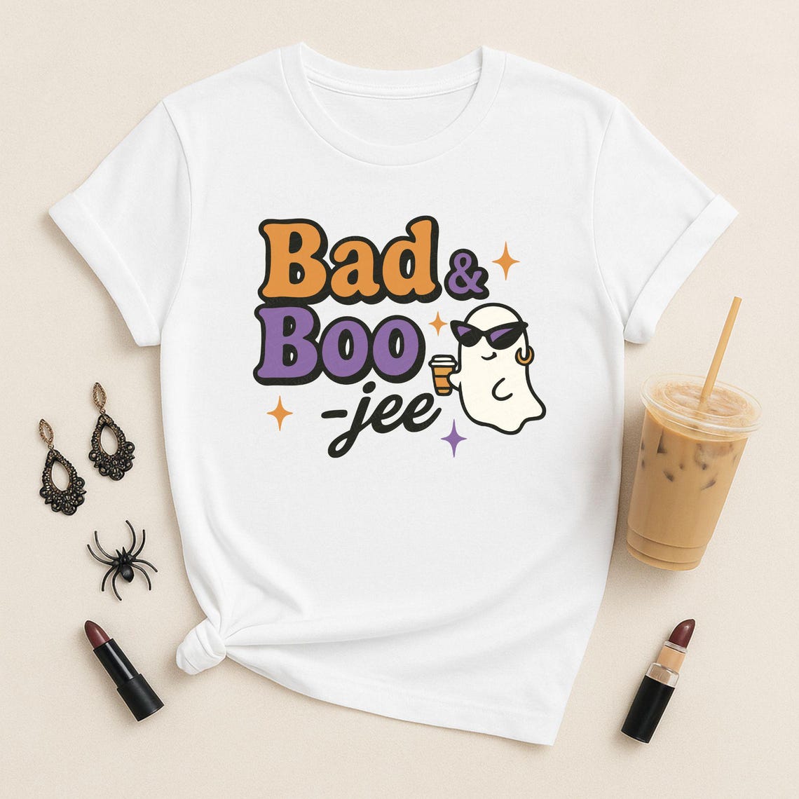 Bad and Boo-jee SVG, Funny Ghost Svg for Cricut, Halloween Shirt Design ...